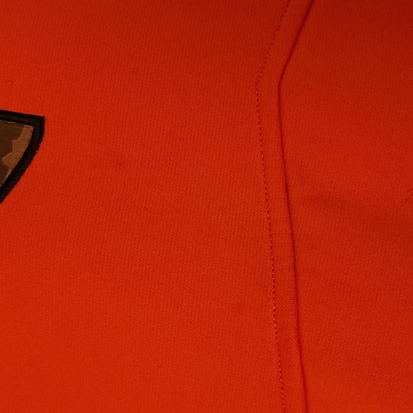 Under Armour Hoodie Youth Size Large Neon Orange and Camo - Picture 5 of 10